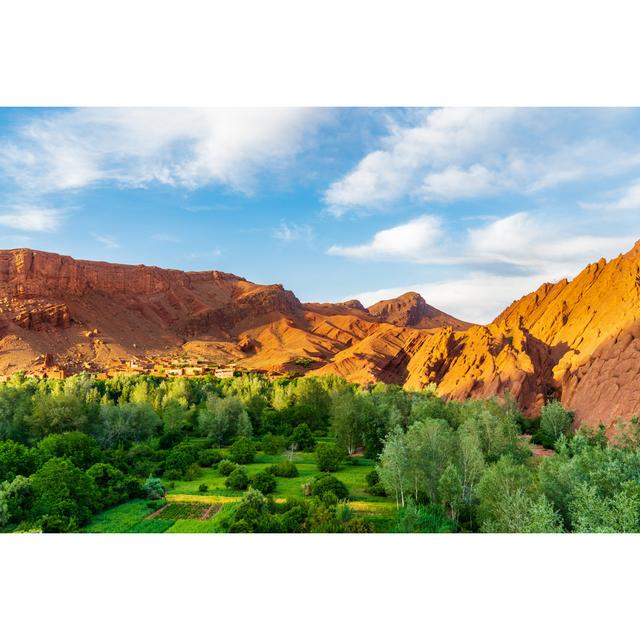 Red Moroccan Atlas Mountains by Andrey Danilovich - No Frame Print on Canvas 17 Stories Size: 40cm H x 60cm W on Productcaster.