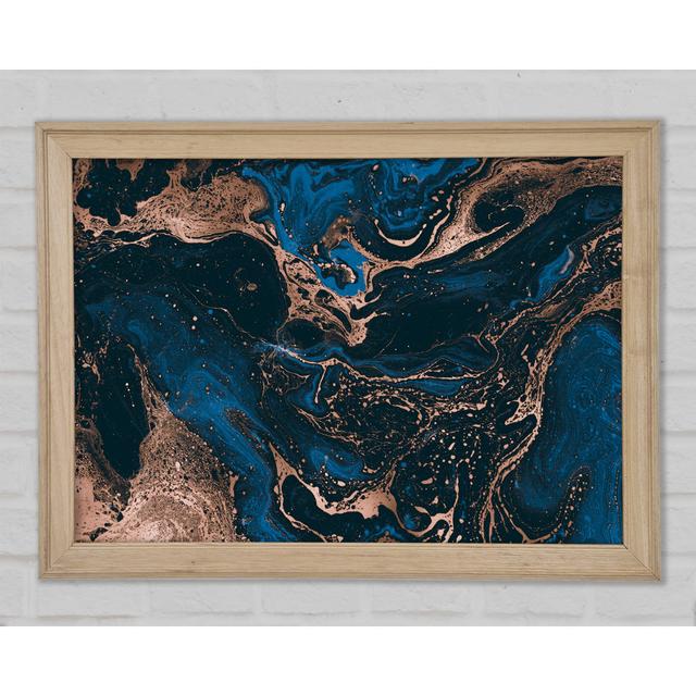 Ocean Oils And Bronze - Print Metro Lane Size: 84.1cm H x 118.9cm W x 1.5cm D on Productcaster.