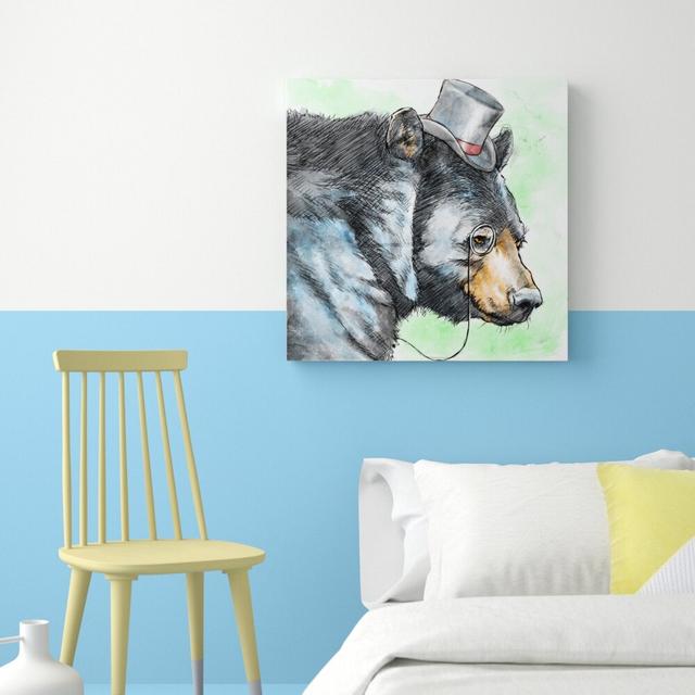 'Blackbear' Graphic Art on Wrapped Canvas East Urban Home Size: 76.2 cm H x 76.2 cm W x 3.8 cm D on Productcaster.