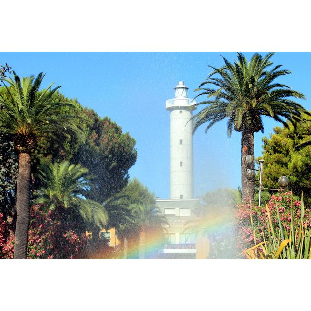 Lighthouse by Emya - Wrapped Canvas Photograph Breakwater Bay Size: 20cm H x 30cm W on Productcaster.