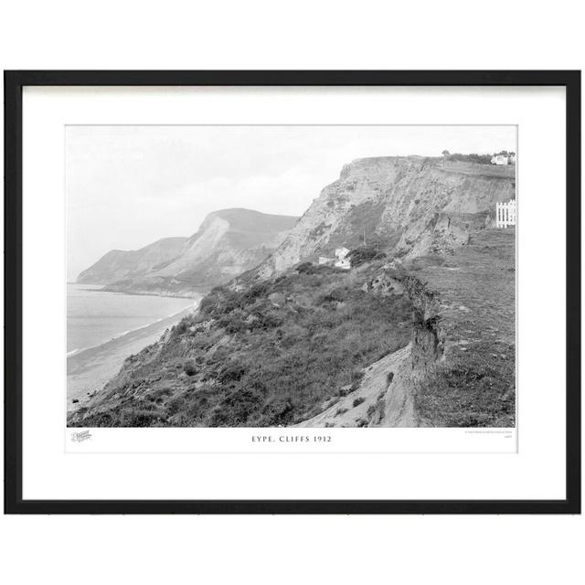 'Eype, Cliffs 1912' by Francis Frith - Picture Frame Photograph Print on Paper The Francis Frith Collection Size: 40cm H x 50cm W x 2.3cm D on Productcaster.