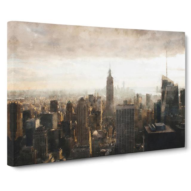 New York Skyline Vol.5 - Wrapped Canvas Graphic Art East Urban Home Size: 40cm H x 60cm W x 3cm D on Productcaster.