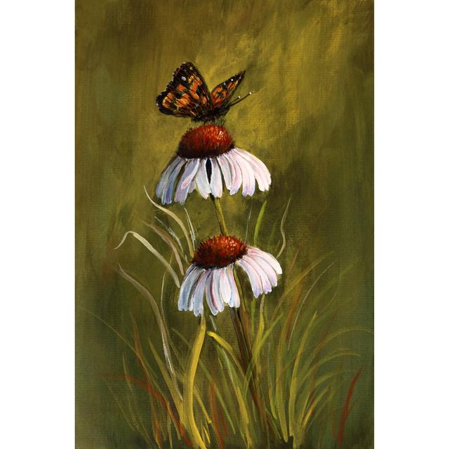 Original Art Painting Butterfly by Cstar55 - Wrapped Canvas Print Brambly Cottage Size: 122cm H x 81cm W on Productcaster.