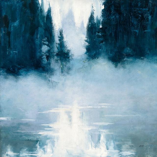 Boundary Waters by Julia Purinton - Wrapped Canvas Painting Print Union Rustic Size: 30cm H x 30cm W on Productcaster.