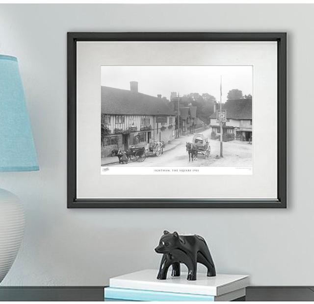 'Ightham, the Square 1901' by Francis Frith - Picture Frame Photograph Print on Paper The Francis Frith Collection Size: 40cm H x 50cm W x 2.3cm D on Productcaster.