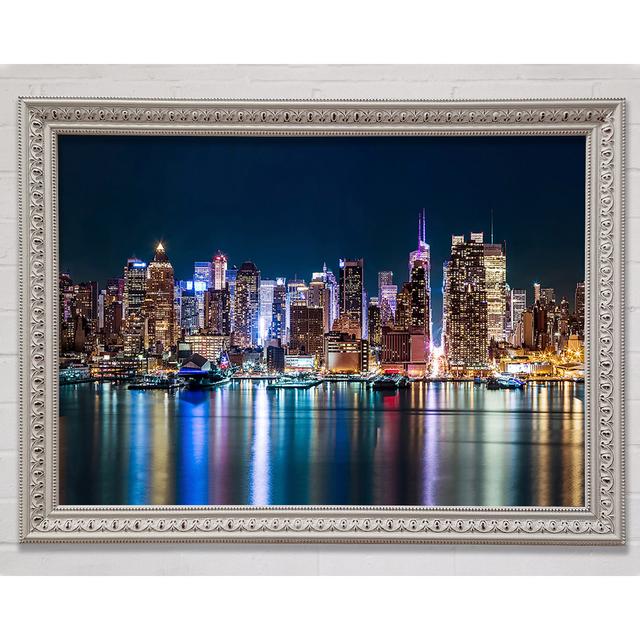 Reflections From The Big Apple - Single Picture Frame Art Prints Bright Star Size: 42cm H x 59.7cm W x 3cm D on Productcaster.