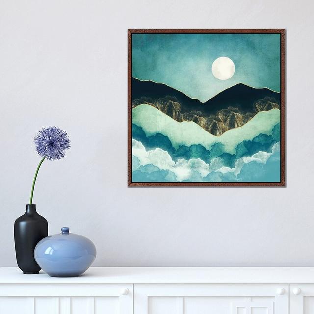 Moon Mist - Print on Canvas Alpen Home Size: 93.98cm H x 93.98cm W x 3.81cm D, Frame Option: No Framed on Productcaster.