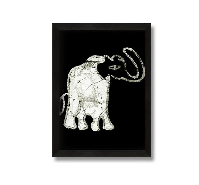 Native Elephant - Picture Frame Graphic Art on Canvas Latitude Vive Size: 84cm H x 60cm W x 10cm D on Productcaster.