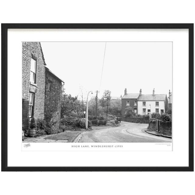 High Lane, Windlehurst C1955 by Francis Frith - Single Picture Frame Print The Francis Frith Collection Size: 28cm H x 36cm W x 2.3cm D on Productcaster.