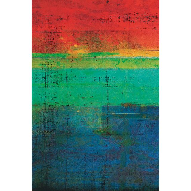 Primary II by Ricki Mountain - Wrapped Canvas Painting Metro Lane Size: 122cm H x 81cm W x 3.8cm D on Productcaster.