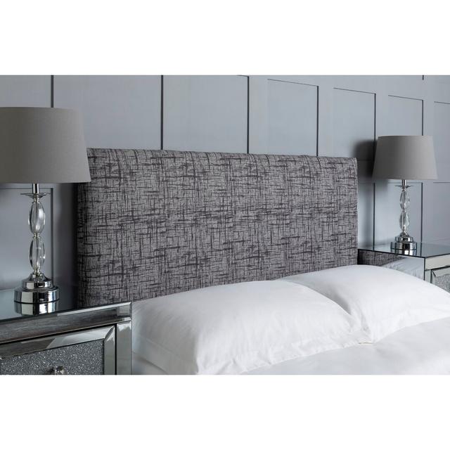 Maday Upholstered Headboard Wade Logan Colour: Silver, Size: Small Single (2'6) on Productcaster.