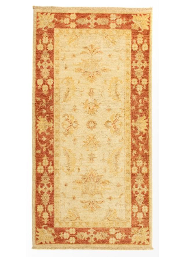 One-of-a-Kind Analiah Hand-Knotted 70cm x 138cm Wool Area Rug in Red/Beige Rosalind Wheeler on Productcaster.