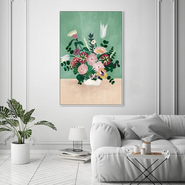 Floral and Botanical Elegant Flower Bouquet by Oliver Gal - Picture Frame Graphic Art on Canvas Oliver Gal Format: Wrapped Canvas, Size: 137.16cm H x on Productcaster.