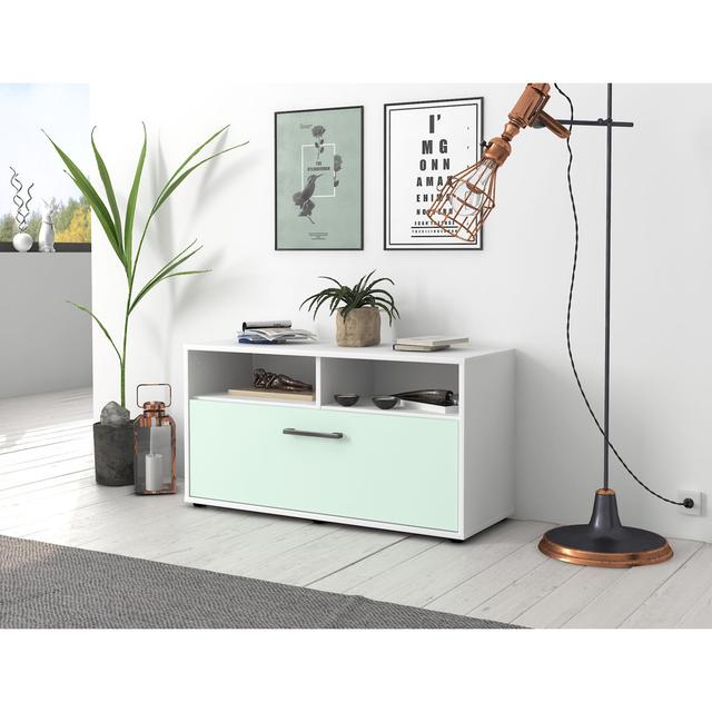 Algene TV Stand Latitude Run Colour: Mint and white on Productcaster.