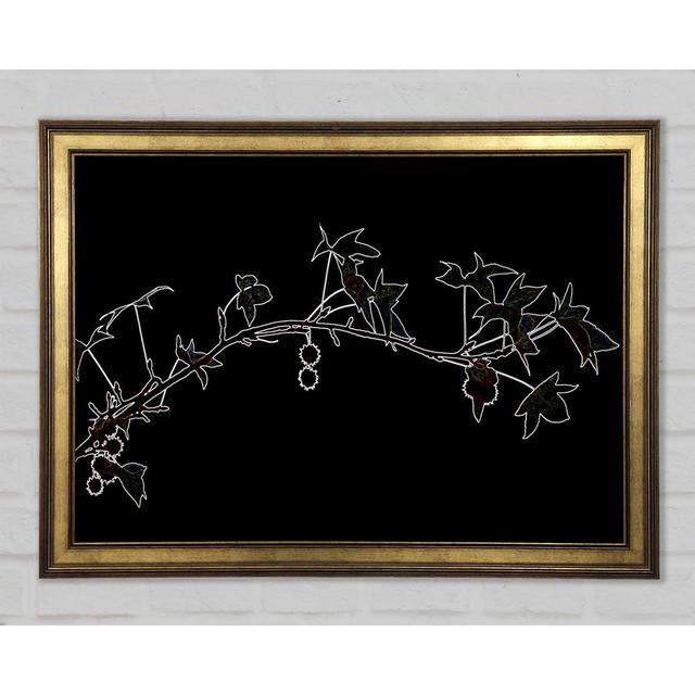 Abstract Neon Floral 33 - Single Picture Frame Art Prints ClassicLiving Size: 59.7cm H x 84.1cm W x 1.5cm D on Productcaster.