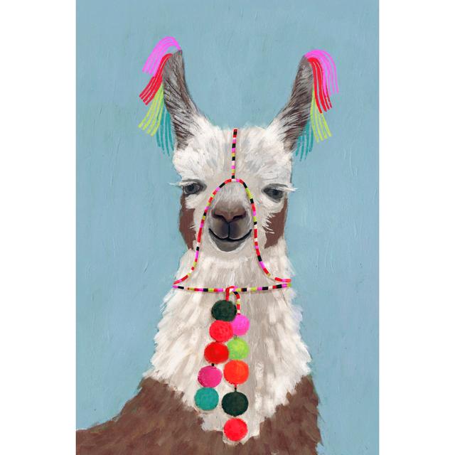 Adorned Llama I by Victoria Borges - Wrapped Canvas Graphic Art Latitude Vive Size: 46cm H x 30cm W x 3.8cm D on Productcaster.