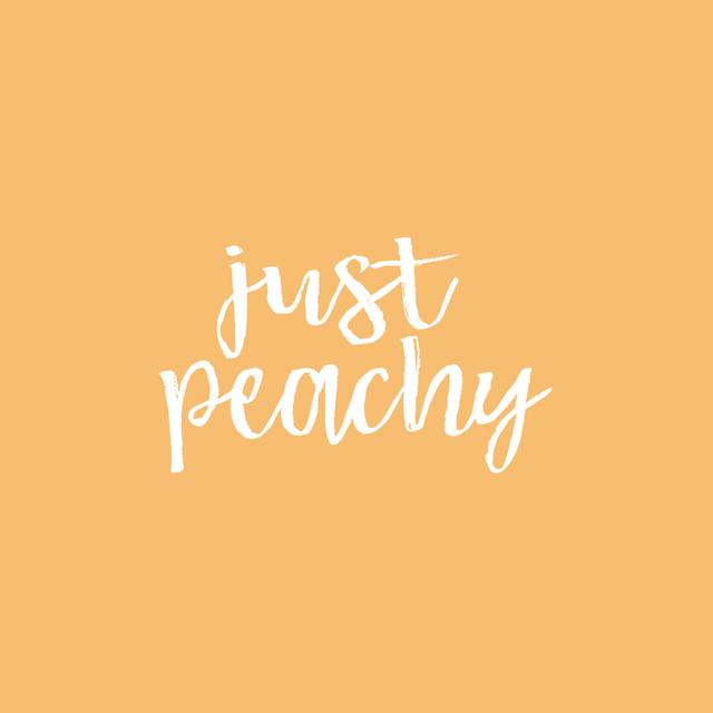 Just Peachy 2 Happy Larry Size: 76cm H x 76cm W x 3.8cm D on Productcaster.