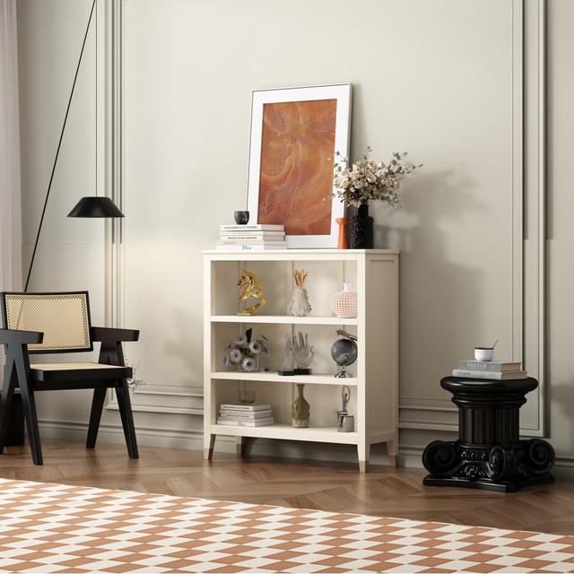 Osnabrock 97cm H x 89cm W Standard Bookcase Rosdorf Park Colour: White on Productcaster.