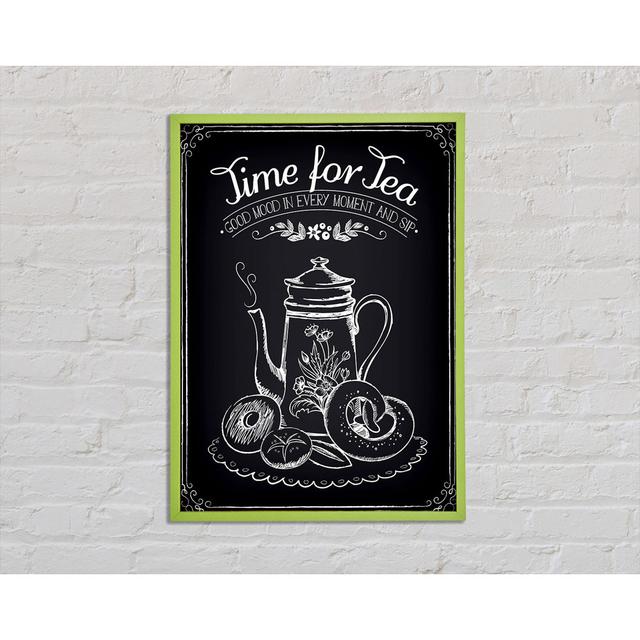 Anguila Time For Tea 1 - Single Picture Frame Art Prints Happy Larry Size: 84.1cm H x 59.7cm W x 2cm D on Productcaster.