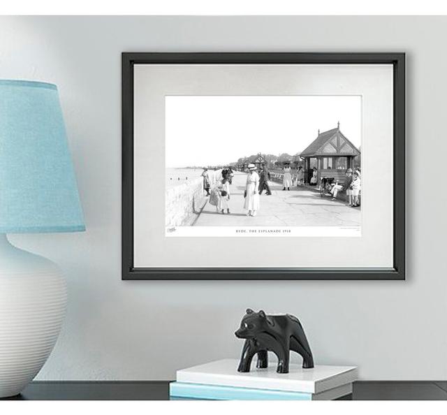 'Ryde, the Esplanade 1918' - Picture Frame Photograph Print on Paper The Francis Frith Collection Size: 40cm H x 50cm W x 2.3cm D on Productcaster.