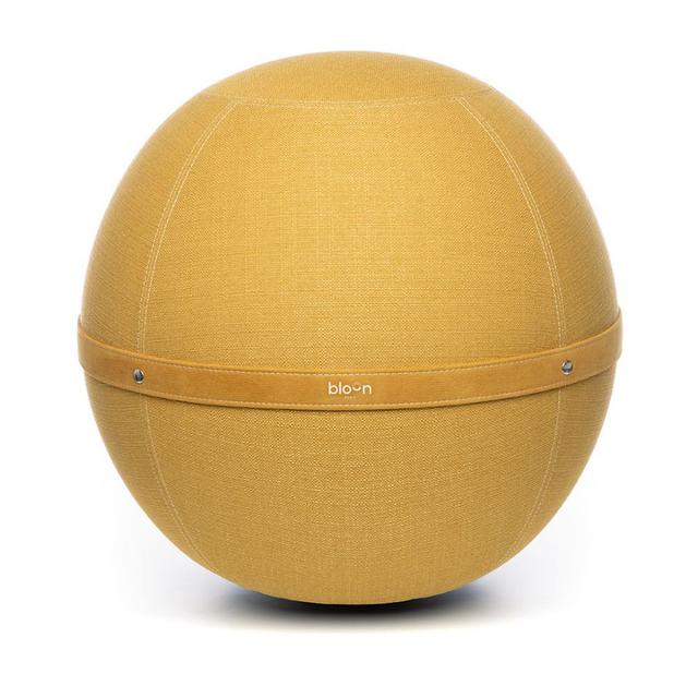 Ergonomic Ball Seat Bloon Paris Base Finish: Jaune Safran on Productcaster.