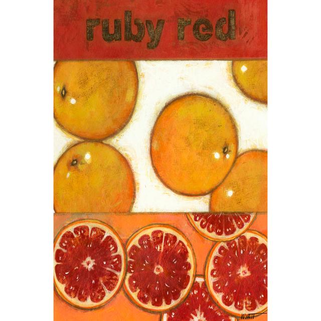 Ruby Red by Norman Wyatt Jr. - Wrapped Canvas Painting August Grove Size: 46cm H x 30cm W x 3.8cm D on Productcaster.