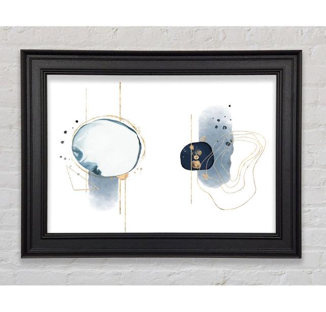 Modern Watercolour Shape - Single Picture Frame Art Prints Canora Grey Size: 100Cm H x 141.4cm W x 8cm D on Productcaster.