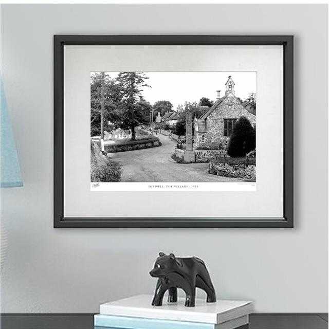 'Offwell, the Village C1955' by Francis Frith - Picture Frame Photograph Print on Paper The Francis Frith Collection Size: 28cm H x 36cm W x 2.3cm D on Productcaster.