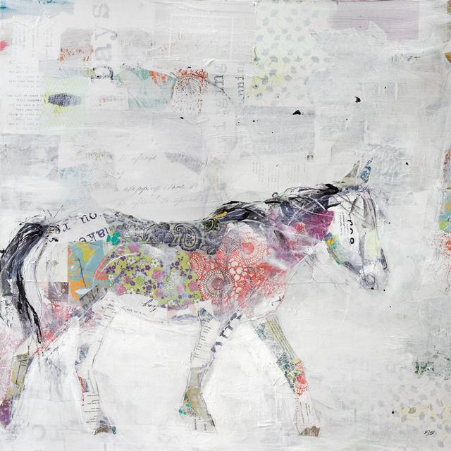 Wild Pinto by Kellie Day - Wrapped Canvas Painting Print Rosalind Wheeler Size: 30cm H x 30cm W on Productcaster.