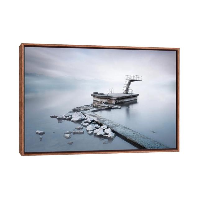 The Springboard by Joaquin Guerola - Floater Frame Photograph on Canvas Highland Dunes on Productcaster.