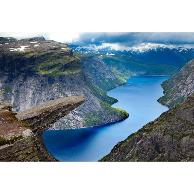 Trolltunga by Gosiek-B - Wrapped Canvas Print Alpen Home Size: 20cm H x 30cm W on Productcaster.