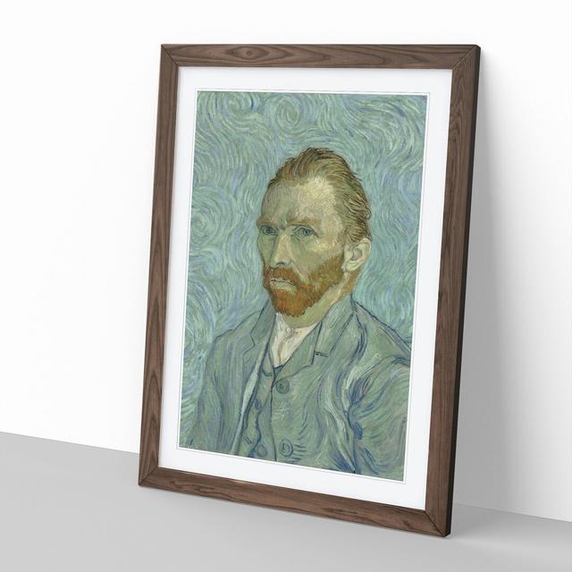 Self-Portrait Vol.7 by Vincent Van Gogh - Picture Frame Painting East Urban Home Frame Option: Walnut Framed, Size: 36cm H x 27cm W x 2cm D on Productcaster.