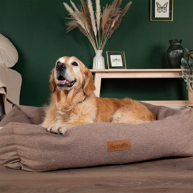 Scruffs Seattle - Luxury Dog & Cat Bed Scruffs Colour: Sienna Brown, Size: 25cm H x 90cm W x 70cm D on Productcaster.