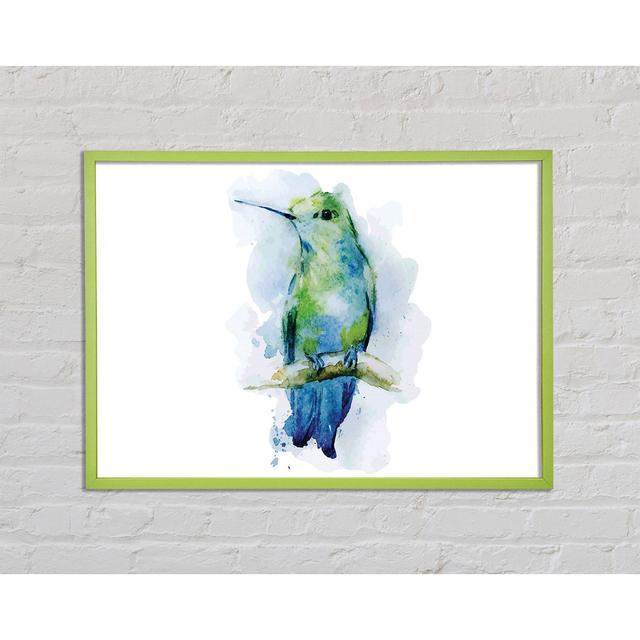 Bolette Hummingbird Branch - Single Picture Frame Art Prints Ophelia & Co. Size: 29.7cm H x 42cm W x 2cm D on Productcaster.