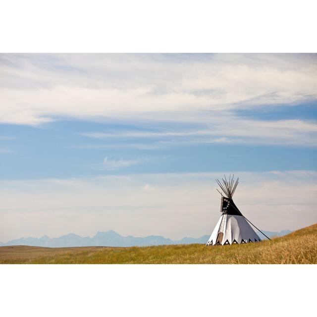 Tipi On The Great Plains by ImagineGolf - Wrapped Canvas Art Prints Alpen Home Size: 61cm H x 91cm W on Productcaster.