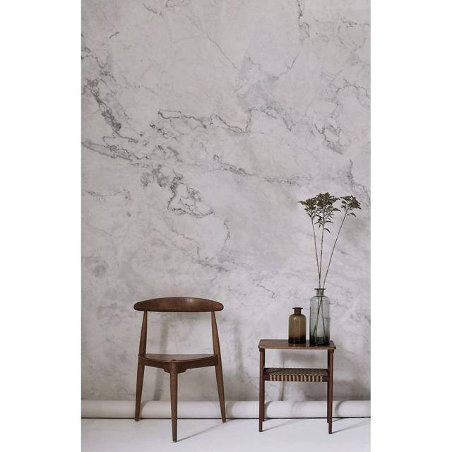 Rosemarie Marble Wallpaper ClassicLiving Size: 312 x 219cm on Productcaster.