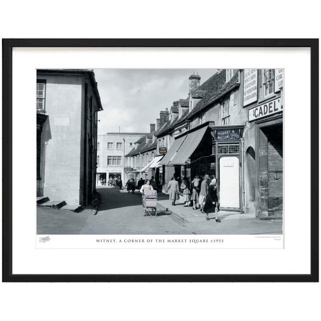 'Witney, a Corner of the Market Square C1955' by Francis Frith - Picture Frame Photograph Print on Paper The Francis Frith Collection Size: 40cm H x 5 on Productcaster.