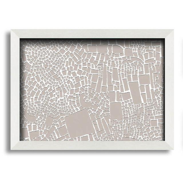 The Missing Piece Beige Framed Print Wall Art Ivy Bronx Colour: Grey, Size: 100cm H x 141.1cm W x 3.4cm D, Format: Bronze Framed Paper on Productcaster.