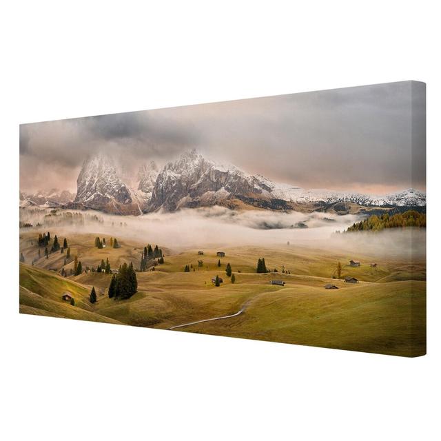 Leinwandbild Dolomite Myths East Urban Home Größe: 50 cm L x 100 cm B on Productcaster.