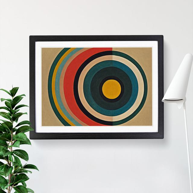 Spellbinding Modern Abstract - Picture Frame Painting Metro Lane Frame Colour: Black Framed, Size: 46cm H x 64cm W x 2cm D on Productcaster.