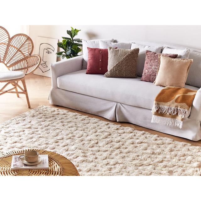 Felsenthal Hand Tufted Beige Rug Gracie Oaks Rug Size: Rectangle 160 x 230cm on Productcaster.