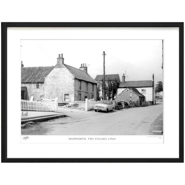 'Wadworth, the Village C1965' by Francis Frith - Picture Frame Photograph Print on Paper The Francis Frith Collection Size: 40cm H x 50cm W x 2.3cm D on Productcaster.