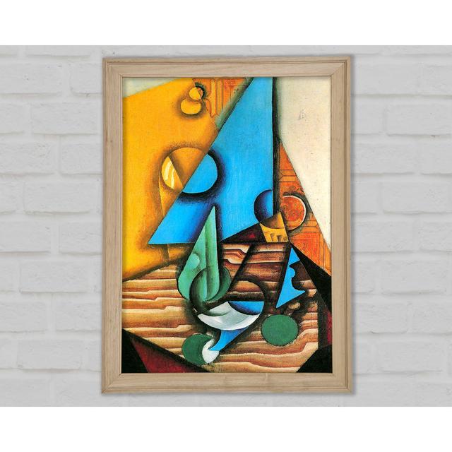 Juan Gris Bottle And Glass On A Table - Print Bright Star Size: 118.9cm H x 84.1cm W x 1.5cm D on Productcaster.