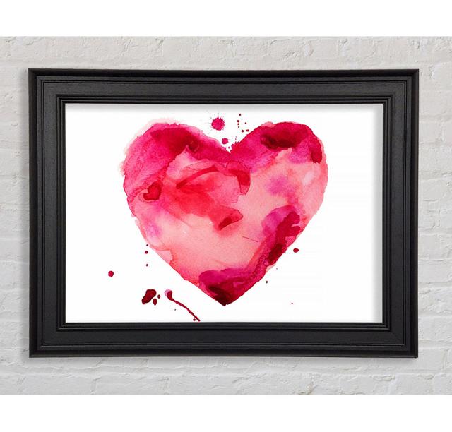 Heart Of Hearts Framed Print Ivy Bronx Size: 42cm H x 59.7cm W on Productcaster.