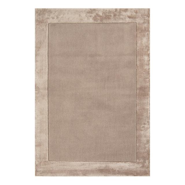 Gabriela Solid Colour Hand Woven Beige Area Rug Brayden Studio Rug Size: Rectangle 120 x 170cm on Productcaster.