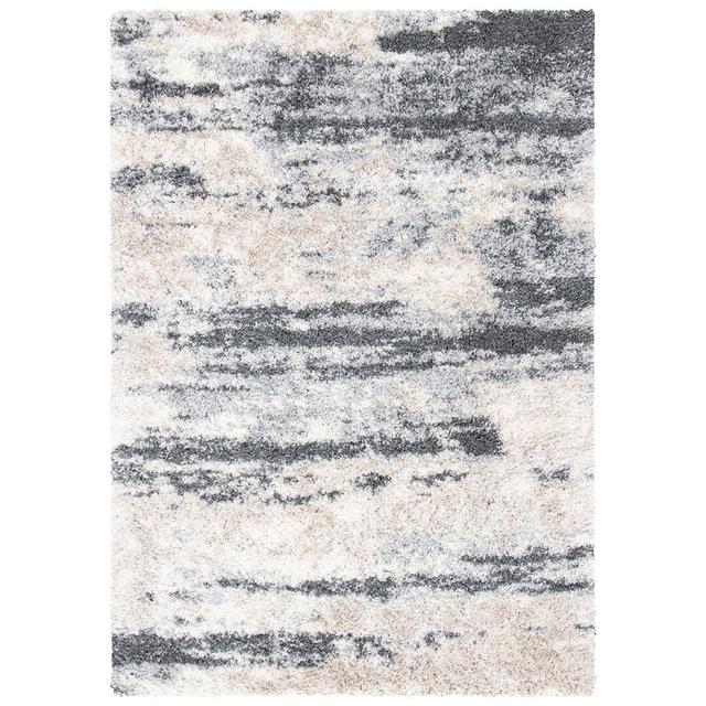 Stonesfield Abstract Grey Area Rug Williston Forge Rug Size: Rectangle 91.44 x 152.4cm on Productcaster.