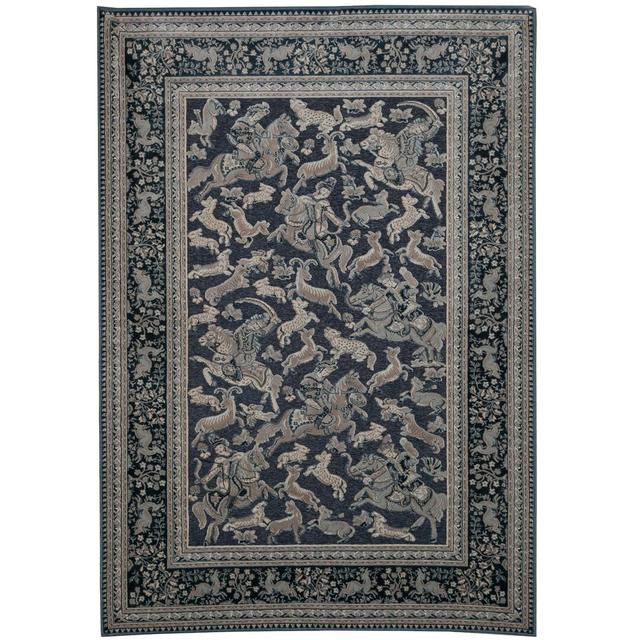 Adair Oriental Machine Woven Blue/Grey Area Rug Astoria Grand Rug Size: Rectangle 120 x 170cm on Productcaster.