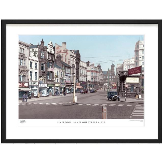 'Liverpool, Ranelagh Street C1950' by Francis Frith - Picture Frame Photograph Print on Paper The Francis Frith Collection Size: 60cm H x 80cm W x 2.3 on Productcaster.