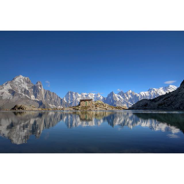 Mont Blanc by Bogdan Lazar - Wrapped Canvas Photograph Alpen Home Size: 20cm H x 30cm W on Productcaster.