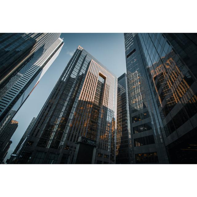 Lookup On Glass Skyscrapers In Downtown Toronto by Natalie G - Wrapped Canvas Print 17 Stories Size: 61cm H x 91cm W on Productcaster.